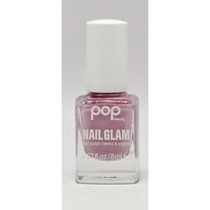 pop beauty Nail Glam Nail Polish .27fl.oz (Lustrous Lilac) Purple Nail Color New